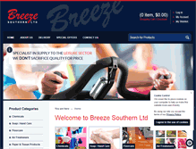 Tablet Screenshot of breezesouthern.co.uk